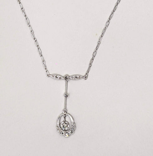 Collier Collier Belle Epoque or, platine et diamants 58 Facettes