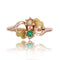 Bague 51 Bague ancienne perle fine émeraude 58 Facettes 18-018B