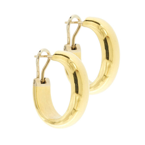 Boucles d'oreilles Boucles d'oreilles créoles bombées 58 Facettes 32691