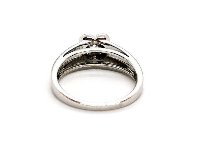 Bague 51 Mauboussin Bague Solitaire Chance of love Or blanc Diamant 58 Facettes 1220714CD
