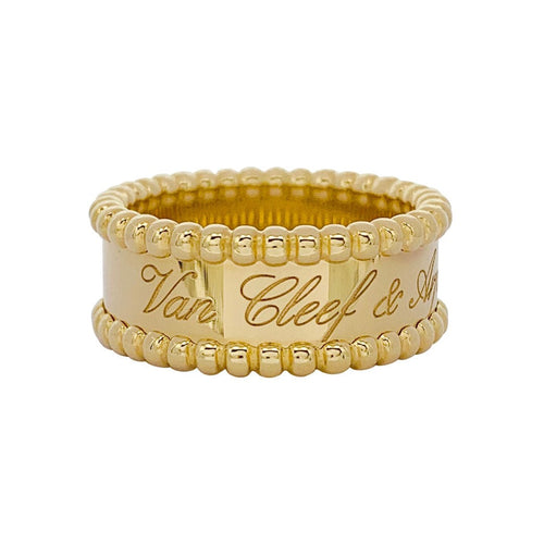 Bague 50 Bague Van Cleef & Arpels, "Perlée signature", or jaune. 58 Facettes 32649