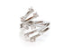 Bague 56 Bague Or blanc Diamant 58 Facettes 06357CD