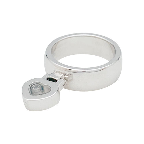 Bague 52 Bague Chopard "Happy Diamonds" en or blanc, diamant. 58 Facettes 31475