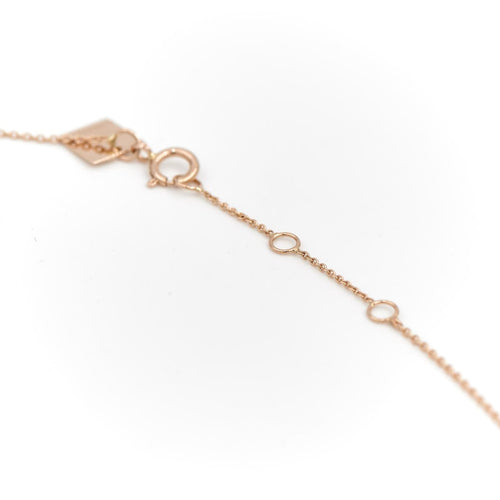 Collier Ginette NY Collier Mini Heart on Chain Or rose 58 Facettes 2203300CN