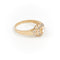 Bague 59 Bague Art déco Or jaune Diamant 58 Facettes 1887727CN