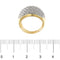 Bague 57 Bague bandeau diamants 58 Facettes 18828