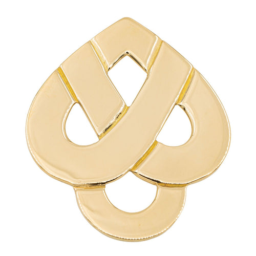 Pendentif Poiray Pendentif Coeur entrelacé Or jaune 58 Facettes 2487269CN