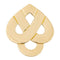 Pendentif Poiray Pendentif Coeur entrelacé Or jaune 58 Facettes 2487269CN