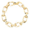 Bracelet Bracelet or jaune gourmette maille forçat 58 Facettes 21-785