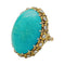 Bague 52 Bague Buccellati, trois ors, diamants, turquoise. 58 Facettes 31137
