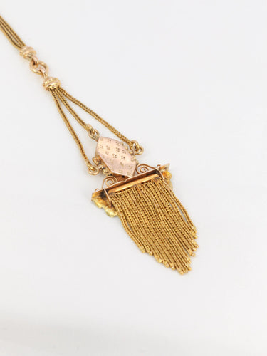 Collier Collier Napoléon III en or jaune et rose 58 Facettes 743