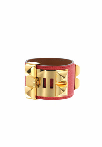 Bracelet Bracelet HERMES Collier de Chien GM en Plaqué or 58 Facettes 55867-51121