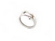 Bague 49 bague FRED force 10 ruban mini or gris 18k & diamants 58 Facettes 254899