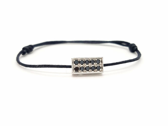 Bracelet Bracelet Cordon Or blanc Diamant 58 Facettes 578823RV