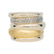 Bague 52 Bague Pomellato en or naturel et jaune modèle "Tubulaire", diamants. 58 Facettes 31173
