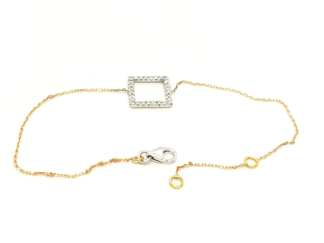 Bracelet Bracelet Graphique Or blanc Diamant 58 Facettes 579177RV
