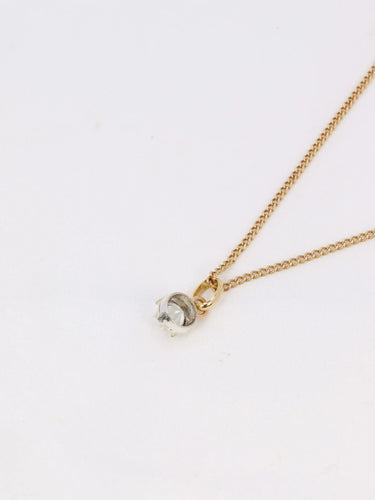 Pendentif Pendentif solitaire pierre du Rhin 58 Facettes 836