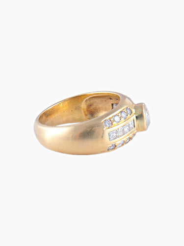 Bague 52.5 Bague Jonc Diamants 58 Facettes