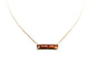 Collier Ginette NY Collier Baguette Or rose 58 Facettes 1964552CN