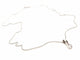 Collier Collier Chaîne + pendentif Or blanc Diamant 58 Facettes 06594CD