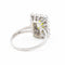 Bague 55 Bague Or blanc  Péridot 58 Facettes 1613467CN