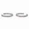 Boucles d'oreilles Boucles d'oreilles Créoles Or blanc Diamant 58 Facettes 2660052CN