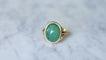 Bague Bague Or jaune cabochon d'Emeraude 58 Facettes