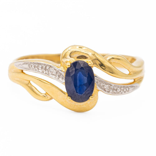 Bague 55 Bague Or jaune Saphir 58 Facettes 2593559CD