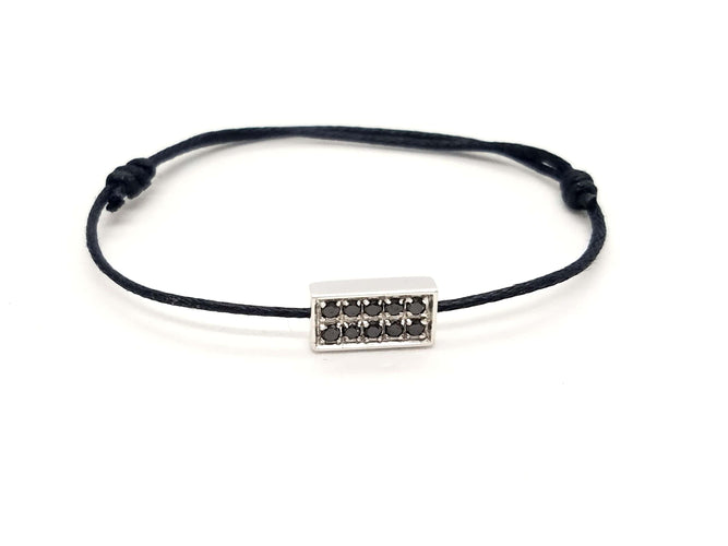 Bracelet Bracelet Cordon Or blanc Diamant 58 Facettes 578823RV