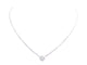Collier VAN CLEEF & ARPELS - Collier Pendentif "Fleurette" Or Blanc et Diamants 58 Facettes 232851