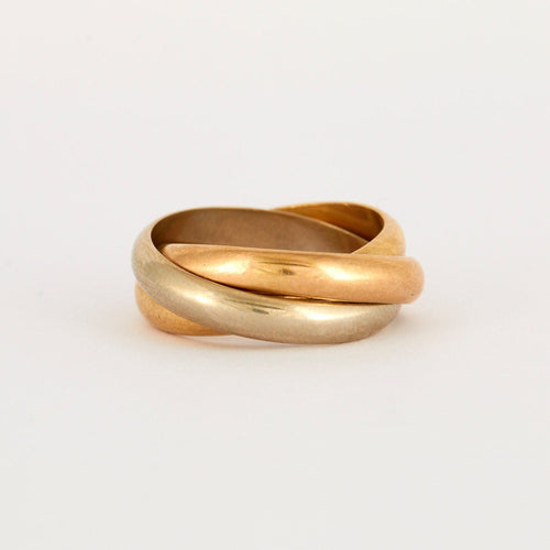 Bague 54 CARTIER - Bague Trinity 3 ors 58 Facettes