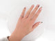 Bague 49 bague alliance americaine 25 diamants 58 Facettes 258430