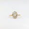 Bague Bague Art Déco en or et pierres blanches 58 Facettes 391.7