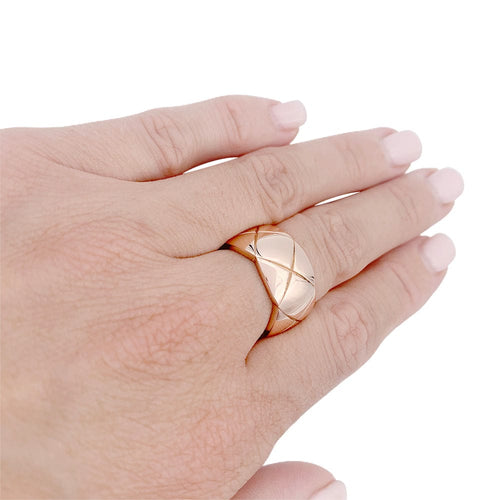 Bague 52 Bague Chanel, "Coco Crush", en or rose. 58 Facettes 33007
