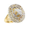 Bague 54 bague de fiançailles diamant taille rose 58 Facettes 23251-0317