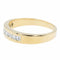 Bague 54 bague Demi alliance Or jaune Diamant 58 Facettes 2277582CN