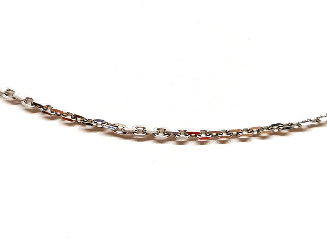 Collier Collier Maille forçat Or blanc 58 Facettes 1152874CD