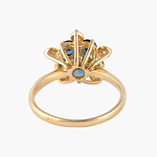 Bague 48 Bague Etoile Saphirs Diamants 58 Facettes