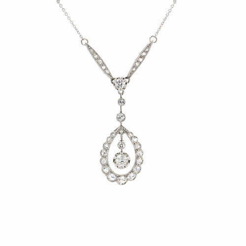 Collier Collier ancien diamants Belle époque 58 Facettes 21-760