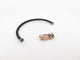Bracelet bracelet FRED force 10 gm manille or rose diamant blanc & noir 58 Facettes 253276