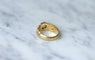 Bague 53 Bague jonc diamant volutes or jaune 58 Facettes