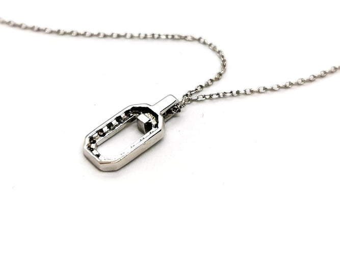 Collier Collier Or blanc Diamant 58 Facettes 1167356CD