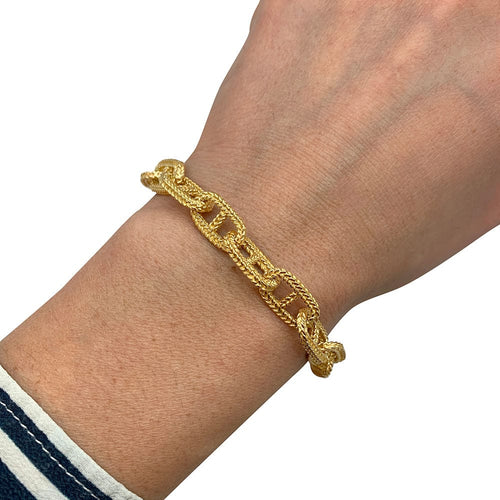 Bracelet Bracelet or jaune, maille marine. 58 Facettes 31260