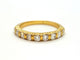 Bague 56 Bague Demie alliance Or jaune Diamant 58 Facettes 06359CD