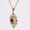 Pendentif Pendentif ancien Grenat et perles 58 Facettes 07-065