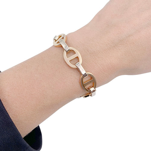 Bracelet Bracelet deux ors maille marine. 58 Facettes 32406