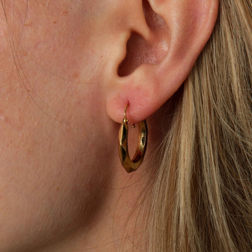 Boucles d'oreilles BOUCLES D'OREILLES CRÉOLES "GINA" OR 58 Facettes BO/220055 RIV