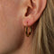 Boucles d'oreilles BOUCLES D'OREILLES CRÉOLES "GINA" OR 58 Facettes BO/220055 RIV
