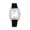 Montre Montre Hermès modèle "Cape Cod Tonneau" en acier et diamants sur cuir. 58 Facettes 29525