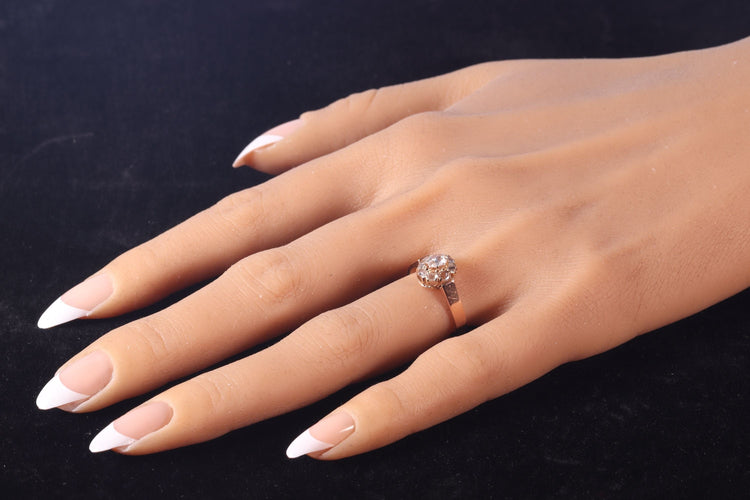 Bague 59 Bague en or rose, diamants 58 Facettes 22347-0071